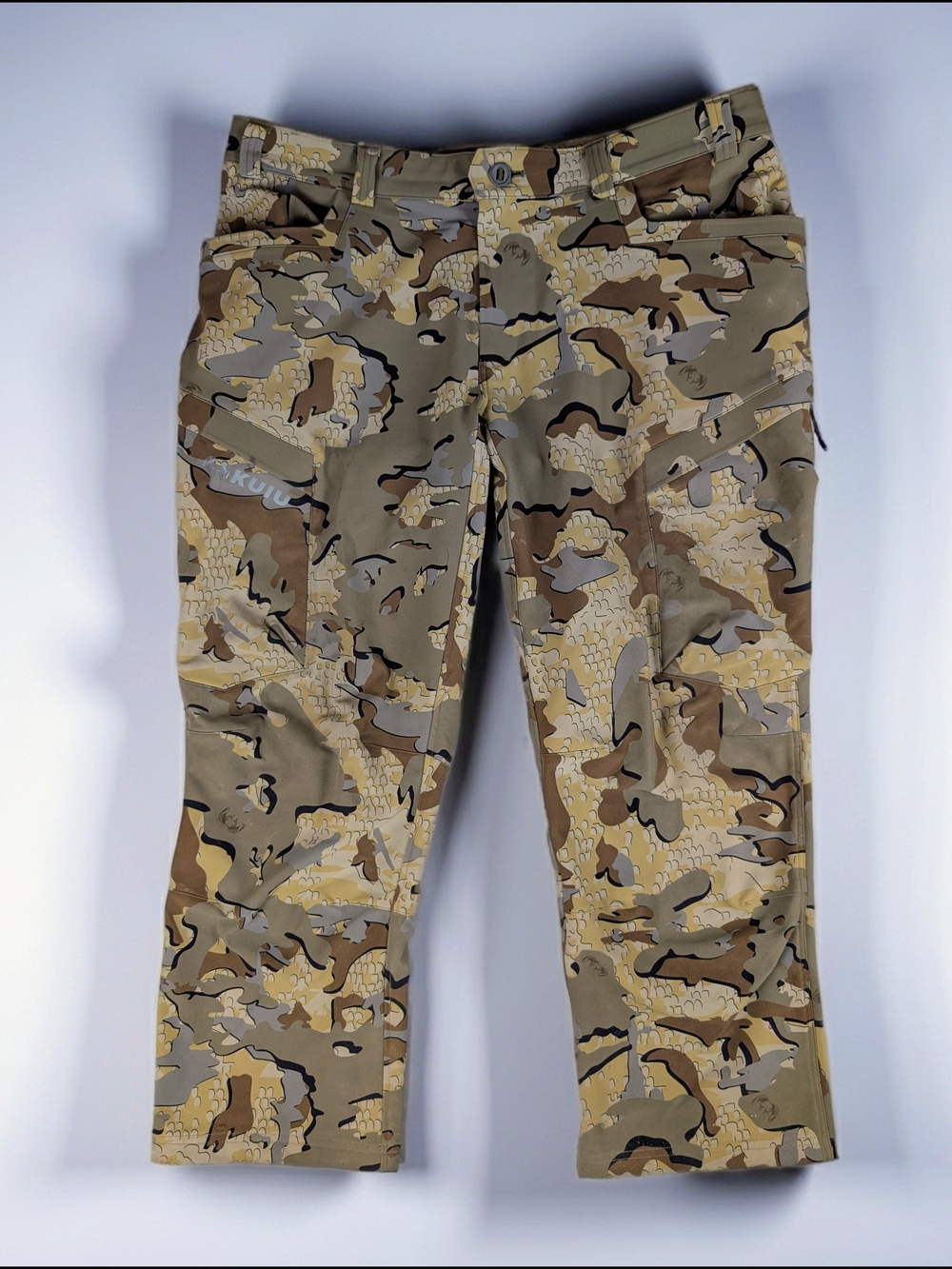 KUIU Attack Hunting Pants Men's 40X28 Valo Camo DWR Primeflex Makspec